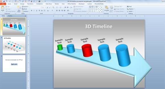 schedule timeline 3d