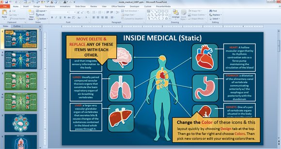 Foreign Body In Eye Powerpoint Template| Eye Disease Powerpoint Template