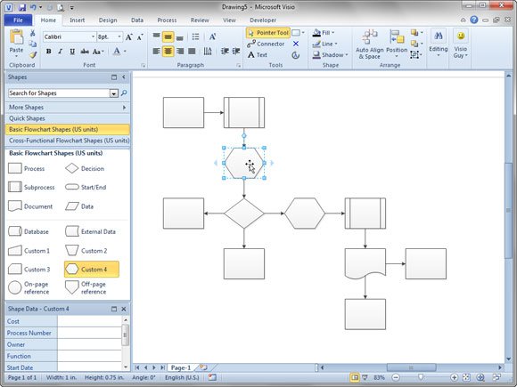 data flow diagram visio stencil download