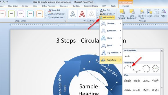 how-to-make-text-curved-in-powerpoint-2010-powerpoint-presentation