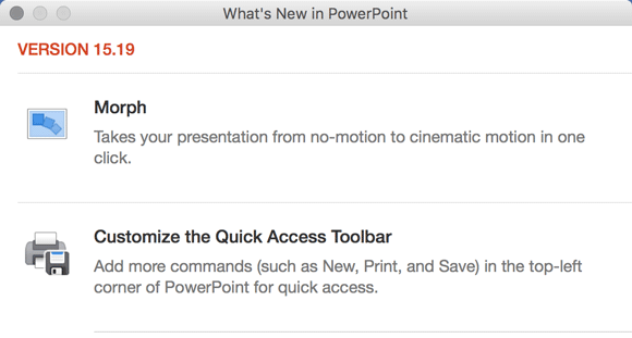 upgrade powerpoint for mac