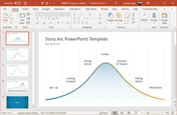 How To Create A Plot Diagram Best PowerPoint Templates