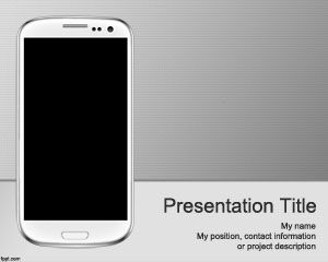 Theme for slideshow powerpoint smartphones