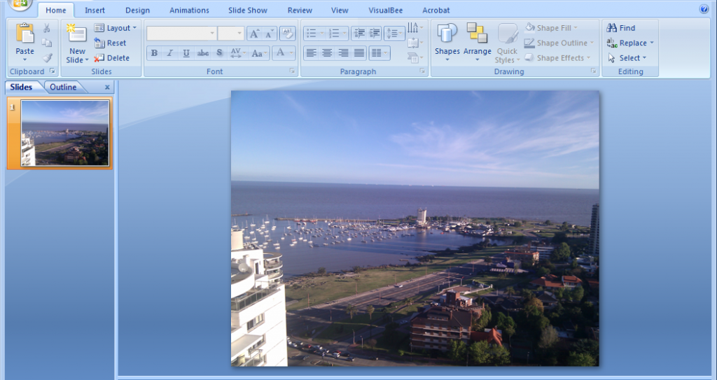 How to blur borders in PowerPoint 2007