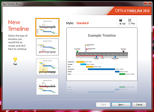 office timeline