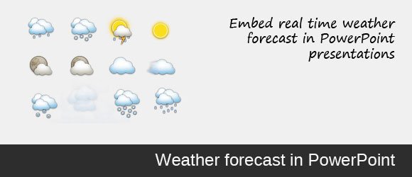 Add Weather Forecast in PowerPoint Presentation