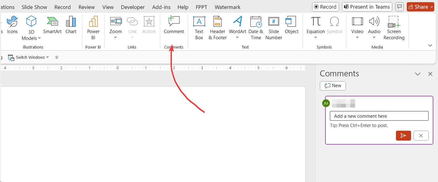 How to Add Comments in PowerPoint