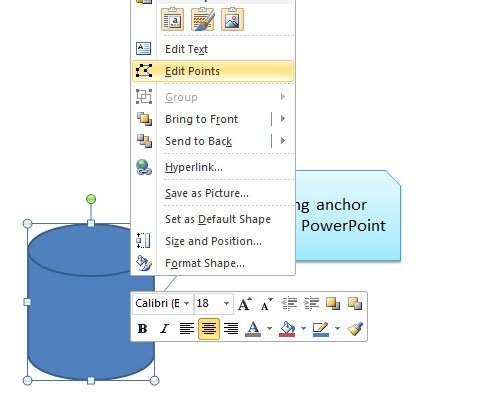 How to Add Anchor Points to Shapes in PowerPoint