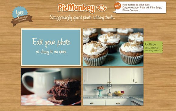 PicMonkey: Image editing software