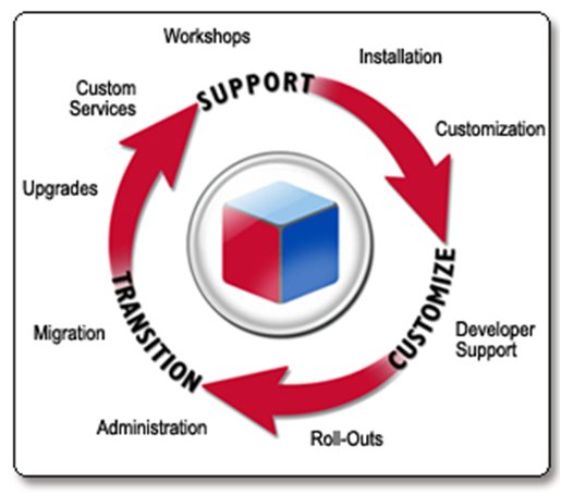 Example of CRM diagram with cycle format