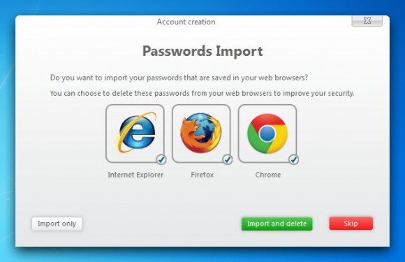 import password