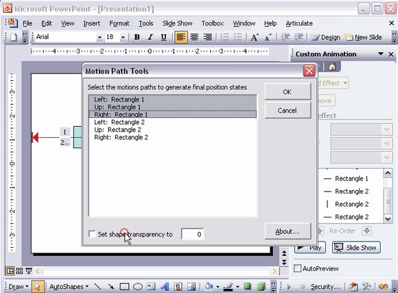 Motion Path in PowerPoint