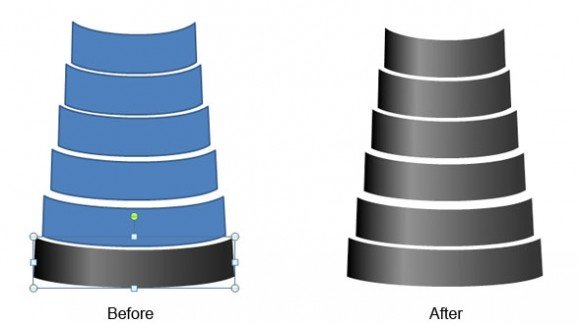 Apply the same style to multiple shapes at once using Format Painter