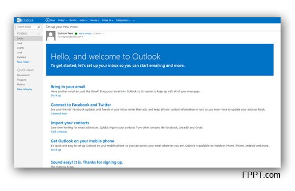 Create new outlook.com account - Welcome to new email @outlook.com