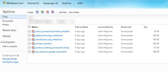 Using SkyDrive to save your PowerPoint presentations in the cloud
