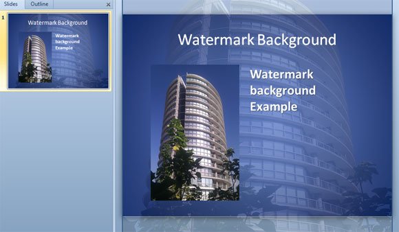 Free Watermark Backgrounds for PowerPoint