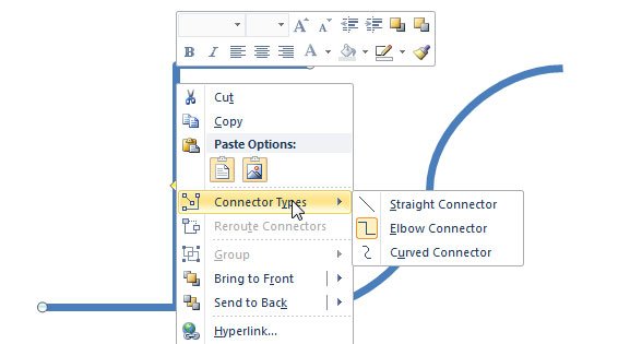 Straight Connector, Elbow and Curved Connector. How to insert lines PowerPoint presentations.