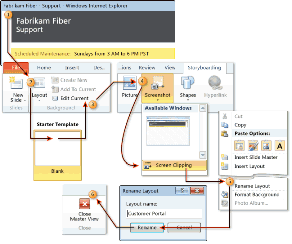 PPT Storyboard developers applications