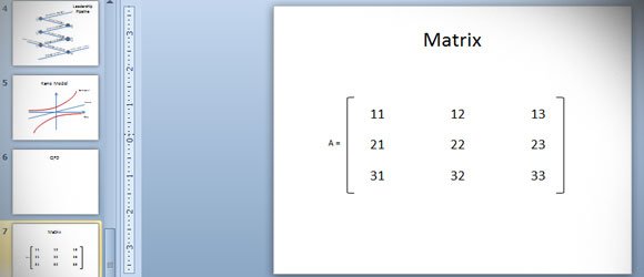 How to Add Simple Matrix in PowerPoint