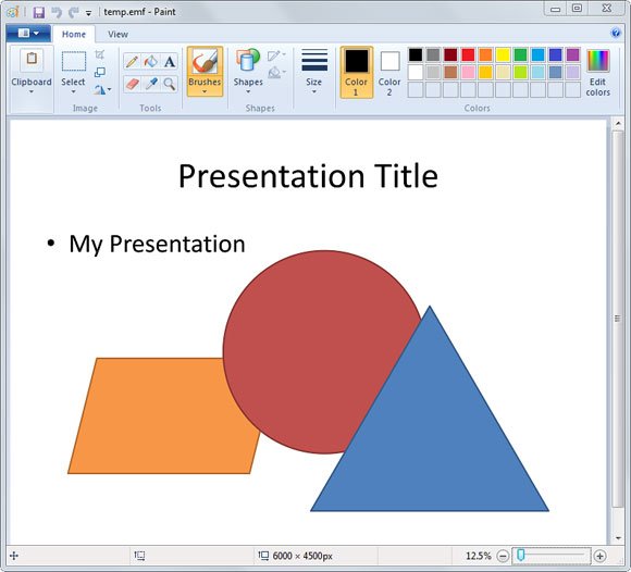 How to export PowerPoint shapes to Vector