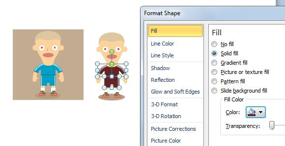 ungroup powerpoint shapes