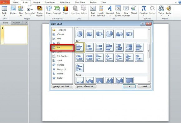 bar graph using excel