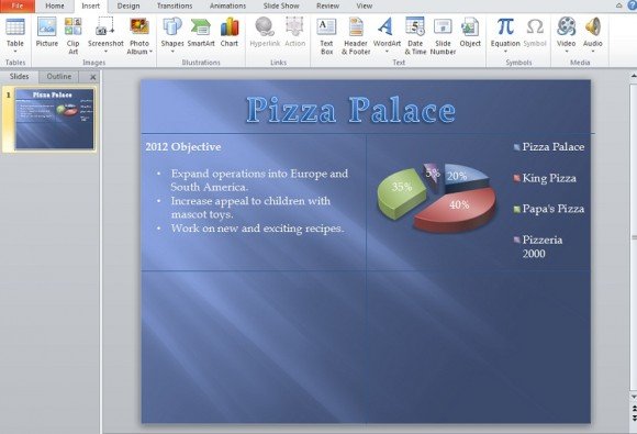 quad chart ppt template