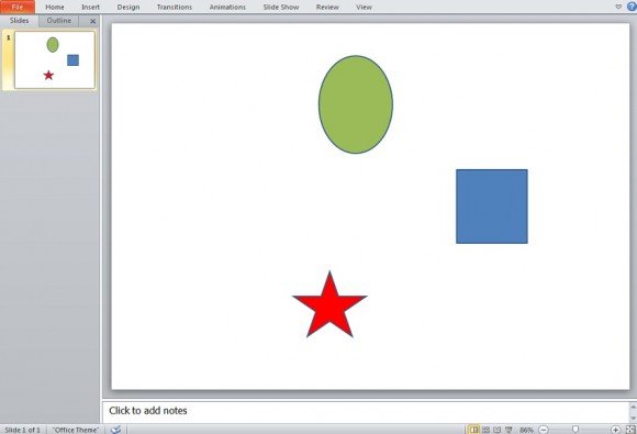 aligning shapes in powerpoint