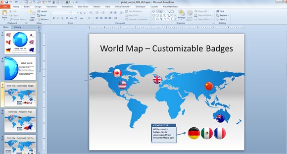 badge powerpoint