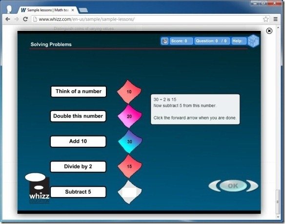 Sample Math Lesson