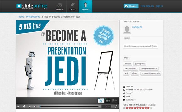 slideonline presentation jedi