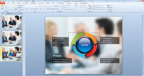 Creative Method to Embed Diagrams Over Photos in PowerPoint Presentations