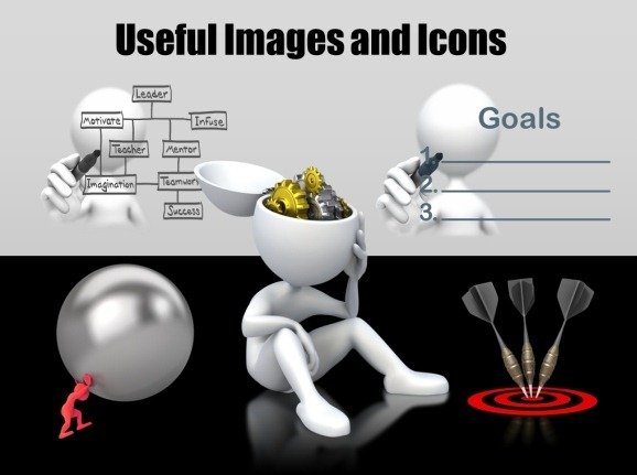 Useful Images And Icons - Example of PowerPoint Icons and 3D Images