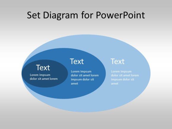 Simple Venn diagram example for PowerPoint