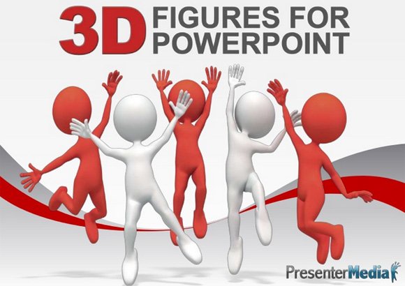 Example of 3D characters by PresenterMedia