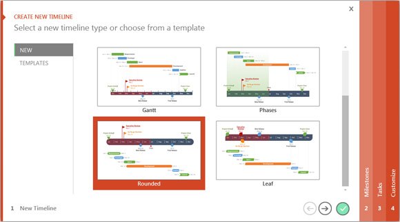 Example of event planning design for PowerPoint presentations