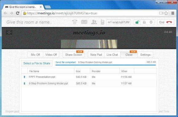 Share Files During Meetings Online