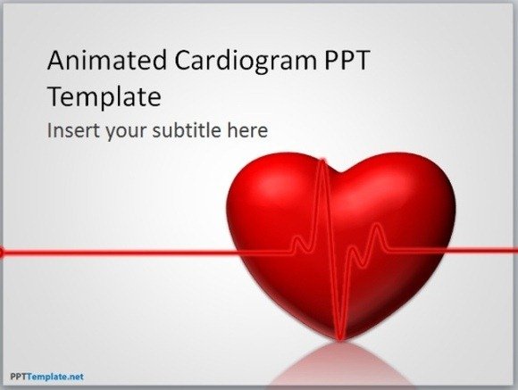 Use Animated Cardiogram PPT template with animations to make your presentations more attractive.