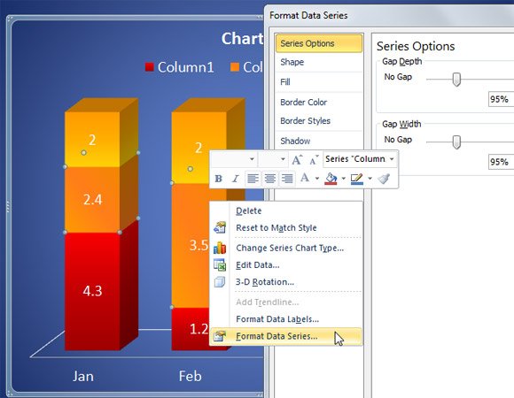 powerpoint presentation bars