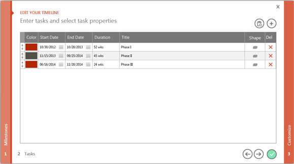 Pharma PPT template design created with Office Timeline