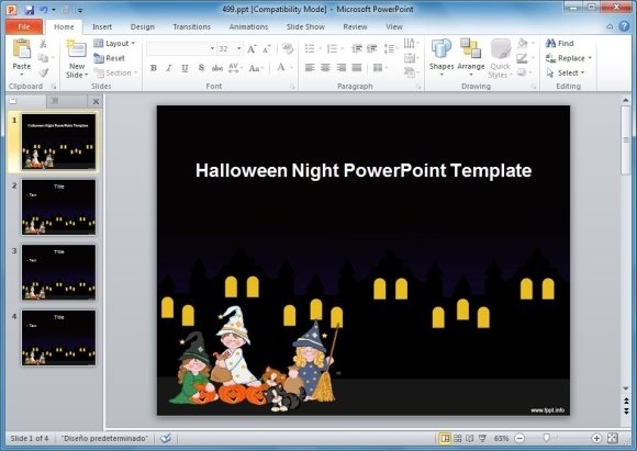 Halloween Night PowerPoint Template