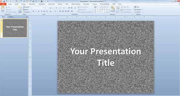 Random PowerPoint template
