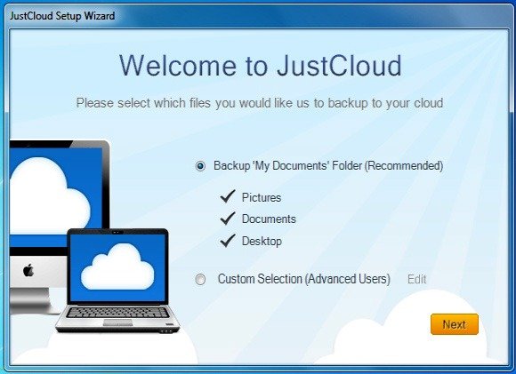 JustCloud Backup