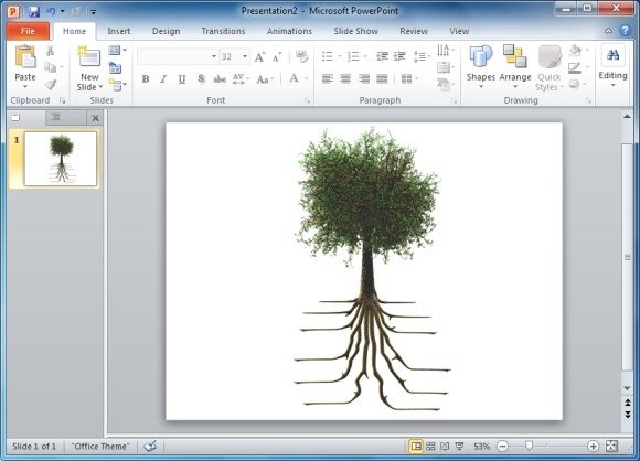 Tree With Roots Clipart