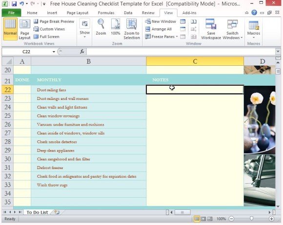 free-house-cleaning-checklist-template-for-excel-3