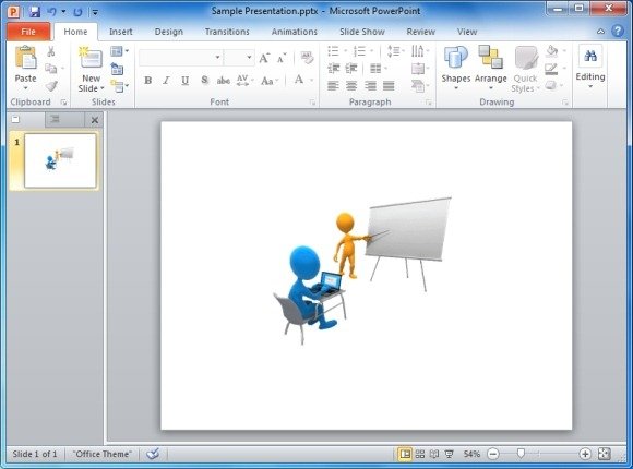 Online Computer Classroom Animated Clipart