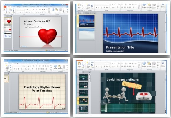 Premium And Free Animated Heart Rate PowerPoint Templates