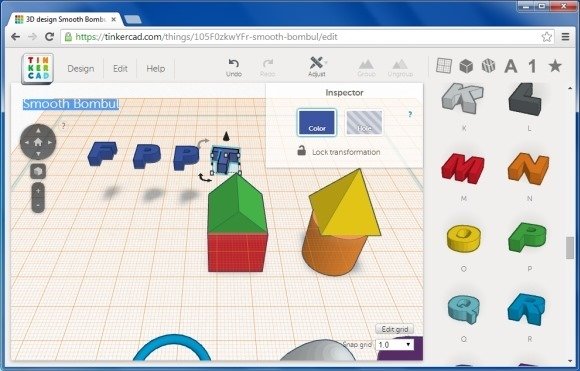 Tinkercad Workpane