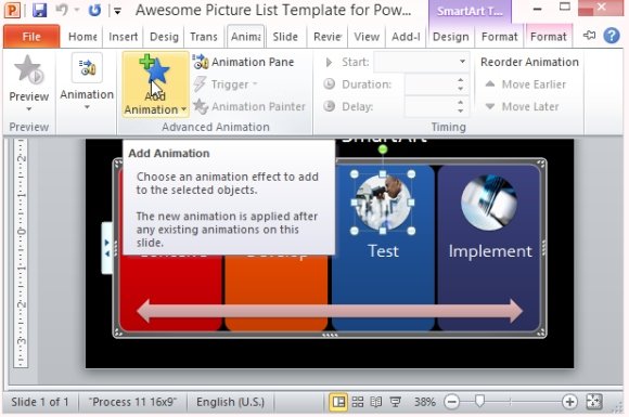 Add-Animations-to-Show-a-Continuous-Process