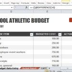 Create a Budget for Your Schools Athletic Program